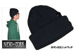 �˥塼�衼���ϥåȡ�NEW YORK HAT�ˡ��ܥ����դ��˥åȥ�å����֥�å���NY BUTTON CUFF