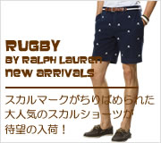 ��RUGBY by RALPH LAUREN�ۥ��ե������ �饰�ӡ���UNIVERSITY SKULL CHINO SHORT�ۥ��硼�ȥѥ��